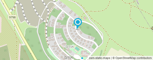 מפת הגעה אל אודם אירוח כפרי