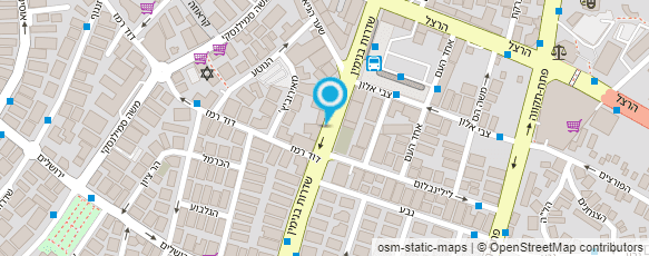 מפת הגעה אל שובל תיקים וארנקים