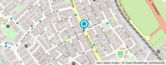 מפת הגעה אל עיצוב שיער-עובד