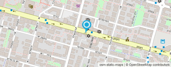 מפת הגעה אל שווארמה ופלאפל התאומים