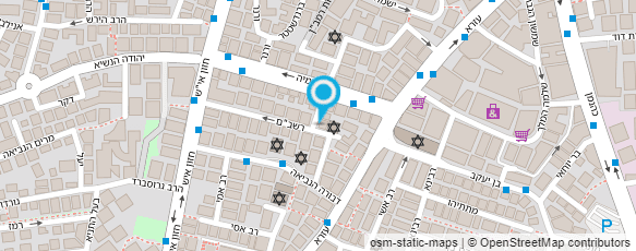 מפת הגעה אל כהן הרב צבי