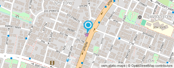 מפת הגעה אל דומינו'ס פיצה