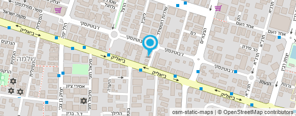 מפת הגעה אל מכולת בן הרוש