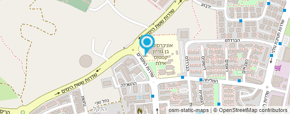 מפת הגעה אל ביה"ס תכון עירוני מקיף י.אלון