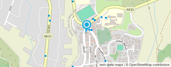 מפת הגעה אל מרכז החשמל-ג'מיל עבאס