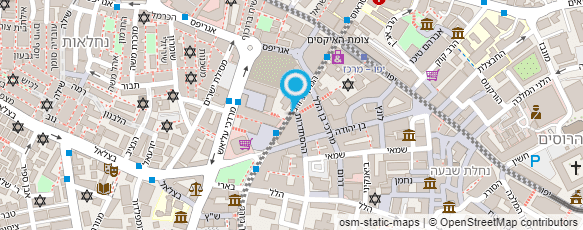 מפת הגעה אל בזאר מזרח התיכון