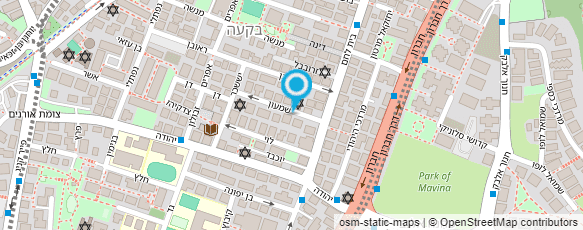 מפת הגעה אל גני דוד המלך מפת הגעה אל גני דוד המלך