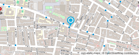 מפת הגעה אל פיצה ירושלים