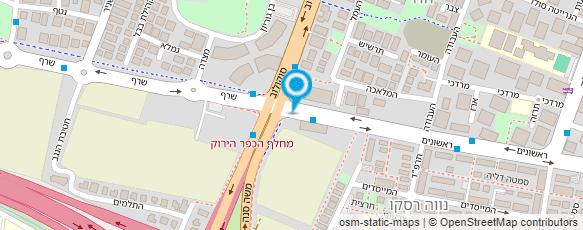 מפת הגעה אל משתלת הדקל