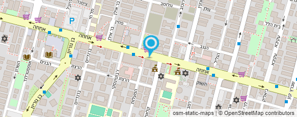 מפת הגעה אל ב.י.עדי תכשיטים רעננה