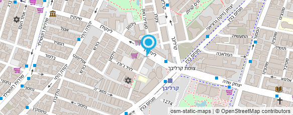 מפת הגעה אל רוזן מרכז יהלומים תל אביב בע"מ