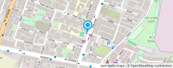 מפת הגעה אל שכונתית רמת השרון