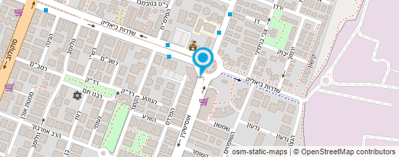 מפת הגעה אל פיצה הירושלמית