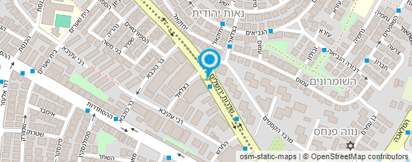 מפת הגעה אל מסגרית "נתנאל את ביבי" מפת הגעה אל מסגרית "נתנאל את ביבי"