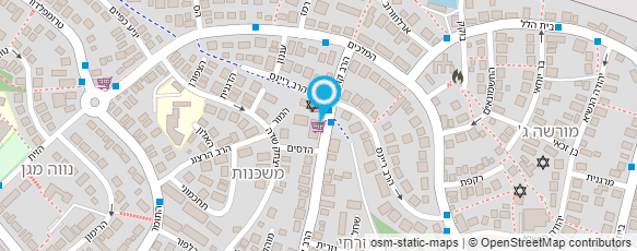 מפת הגעה אל מכולת עוזי