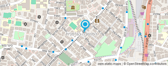 מפת הגעה אל שוק המושבה