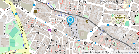 מפת הגעה אל מרכז הנייר