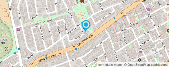 מפת הגעה אל בי"ס לנהיגה נעם "לקידום"