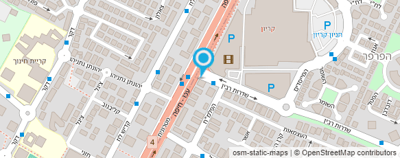 מפת הגעה אל מוניות הקריון בע"מ