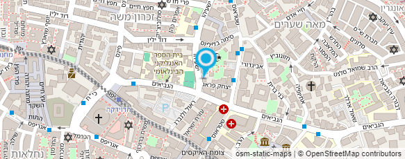 מפת הגעה אל בית טבע הנביאים