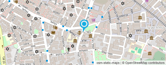 מפת הגעה אל מעבדת יענקלה כהן