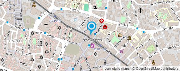 מפת הגעה אל בזאר אליצור הלבשה למשפחה