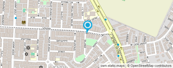 מפת הגעה אל מכולת יוסי