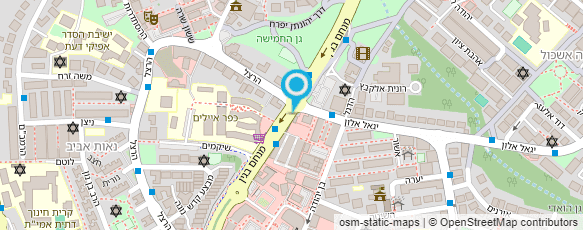 מפת הגעה אל מוסך גל