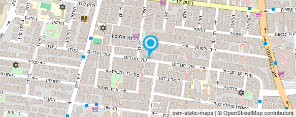 מפת הגעה אל רו"ח אריה שריג