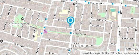 מפת הגעה אל עיצוב שיער - חיים וקלרה