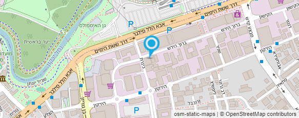 מפת הגעה אל מוסך "בזק"