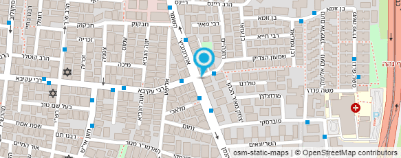 מפת הגעה אל מכולת השומר