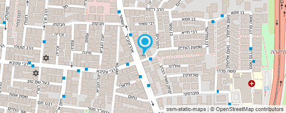 מפת הגעה אל פלאפל עזרא