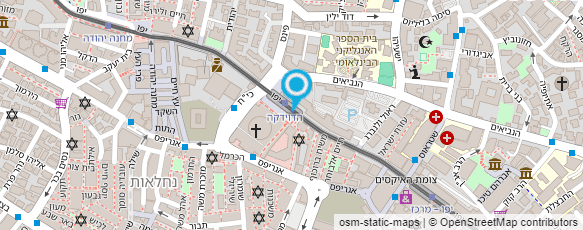 מפת הגעה אל בית חנוך יתומים הכללי