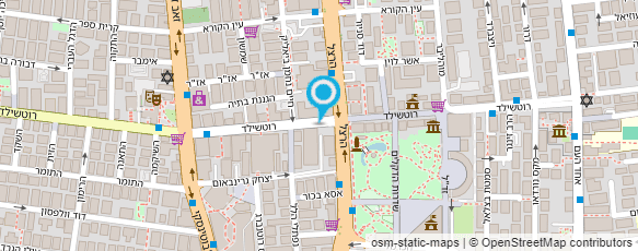 מפת הגעה אל תכשיטי רוטשילד