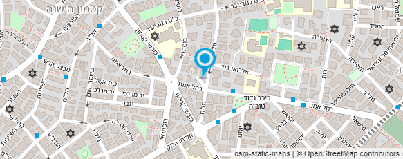 מפת הגעה אל המרכז הירושלמי לענייני ציבור ומדינה