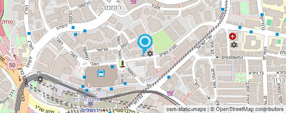 מפת הגעה אל אדלר הרב בנימין