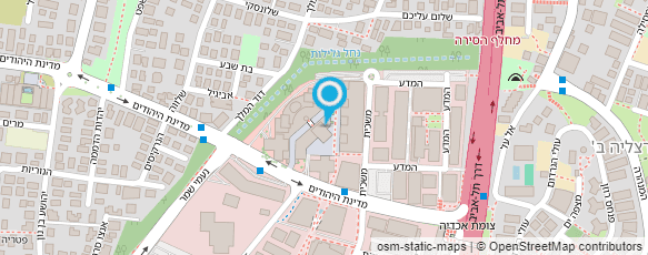 מפת הגעה אל רנבי המרכז לעיצוב הבית