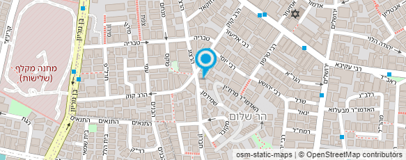 מפת הגעה אל מכולת ראובן