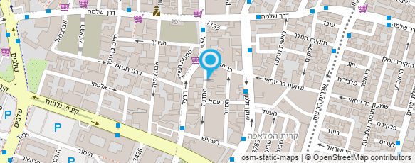 מפת הגעה אל ש.א.א.ל. נגרית אביב בע"מ