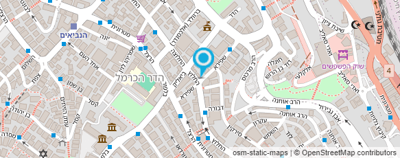 מפת הגעה אל תכשיטי יעקובי משה