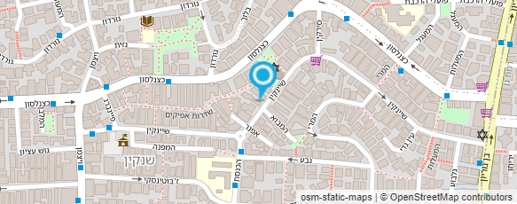 מפת הגעה אל טלי לוק - עיצוב שיער