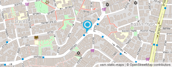 מפת הגעה אל מספרה לגברים דני