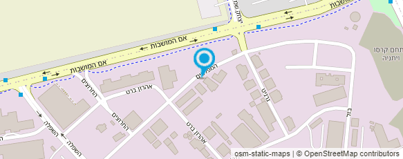 מפת הגעה אל נייר ציון אריזות