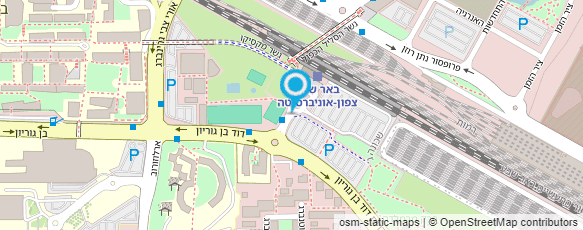 מפת הגעה אל תחנת רכבת ב"ש צפון/אונ' בן-גוריון מפת הגעה אל תחנת רכבת ב"ש צפון/אונ' בן-גוריון