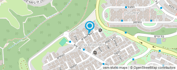 מפת הגעה אל בנימין יוסי