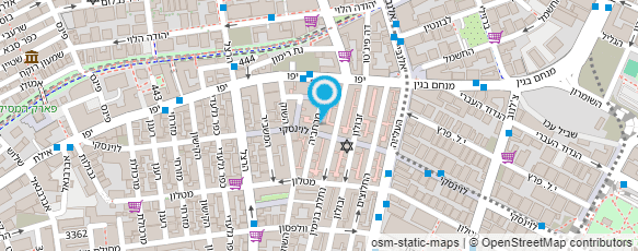 מפת הגעה אל ממתקי ינר