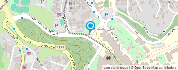 מפת הגעה אל האוניברסיטה העברית בירושלים בית מאירסדורף