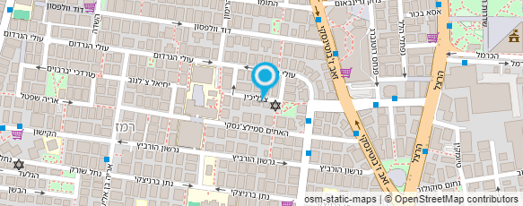 מפת הגעה אל העמותה למען הקשיש