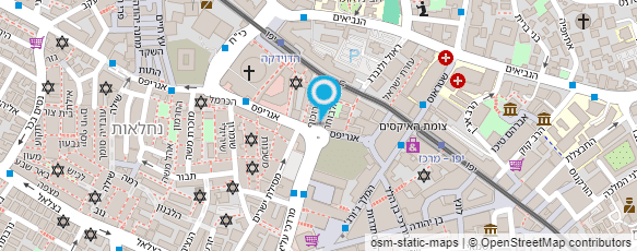 מפת הגעה אל מכון גבורת יוסף